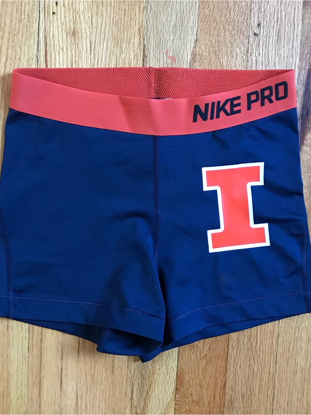 Nike Pro University of Illinois Compression Shorts Small